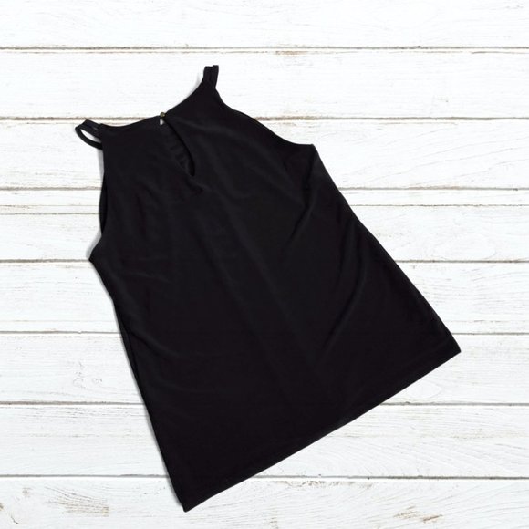 WHBM Black Beaded Sleeveless Tank Style Top - Picture 6 of 8